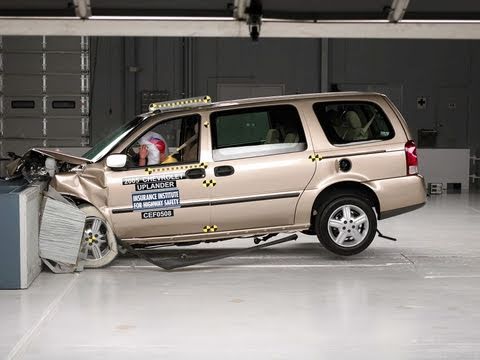 Видео краш-теста Chevrolet Uplander с 2004 года