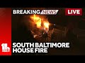 LIVE: SkyTeam 11 is over a house fire in Brooklyn - wbaltv.com