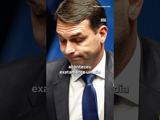 🔥Flávio Bolsonaro desembarca na Europa no dia em que seu pai coloca tornozeleira🔥