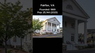 Random US Towns: Fairfax, VA #shorts