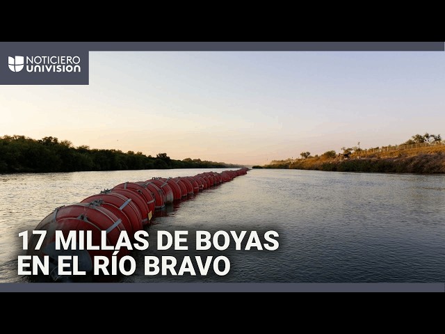 El gobierno Trump instalará un muro flotante en el río Bravo: serán 17 millas de boyas