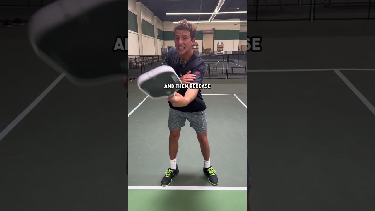 How to hit a backhand counter in pickleball! #pickleballtips #pickleball