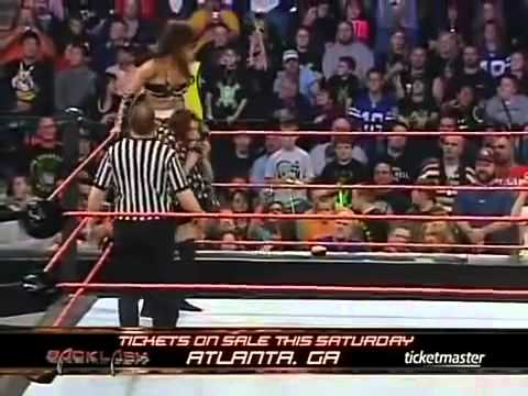 Candice Michelle vs Melina Bra and Panties Match‬