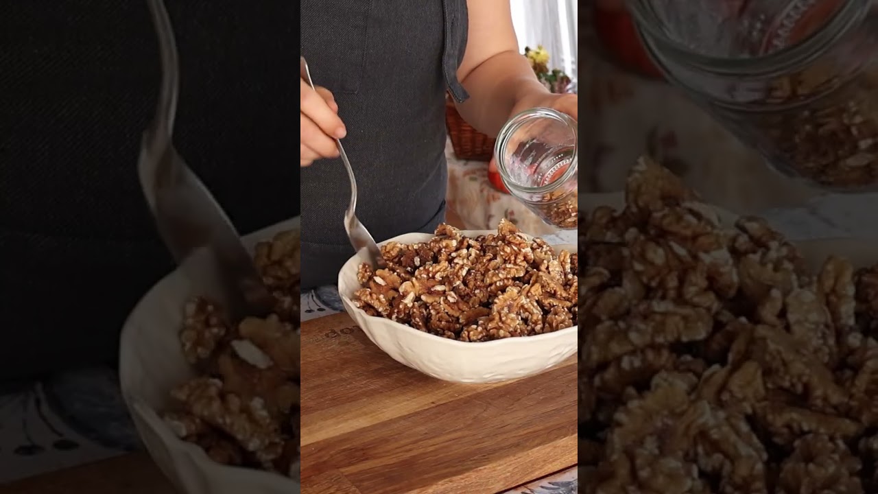 Ořechy uchováte díky zavaření v mikrovlnce, hravě to zvládnete podle videonávodu #toprecepty #foodie