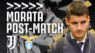 🎙? MORATA POST-MATCH | Juventus 3-1 Lazio | Serie A