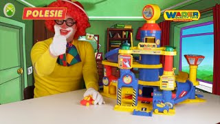 POLESIE Паркинг 4-уровневый с автомобилями (37855)