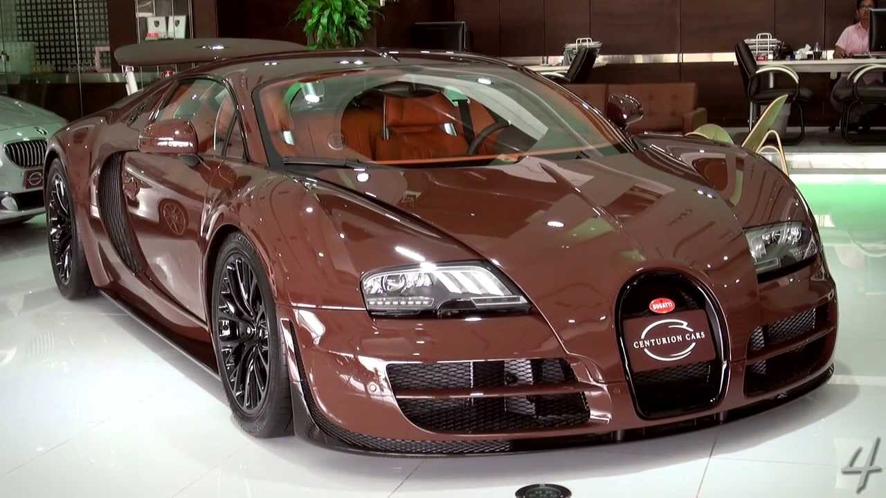 Brown Bugatti Veyron Super Sport - YouTube