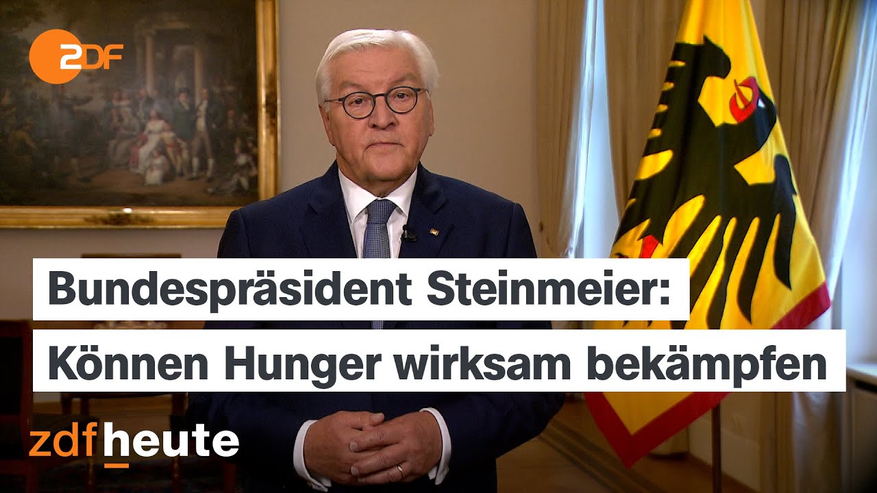 Aufruf des Bundespräsidenten zur Woche der Welthungerhilfe | ZDF spezial