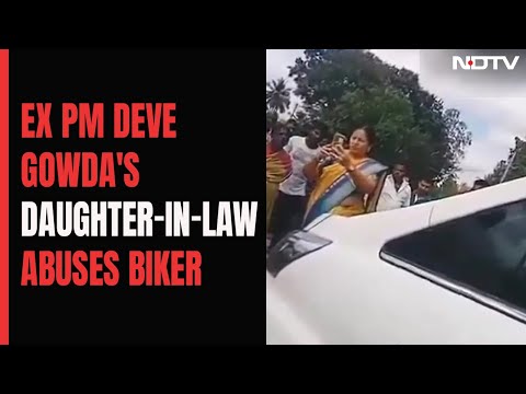 Ex-PM's Daughter-In-Law Abuses Biker For Hitting Her Rs 1.5 Crore Car