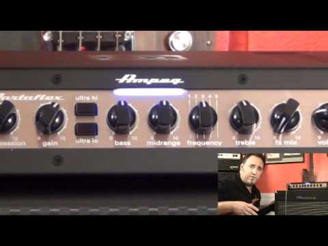 Ampeg PF-500 Bass Head - Tone Settings - Fretless