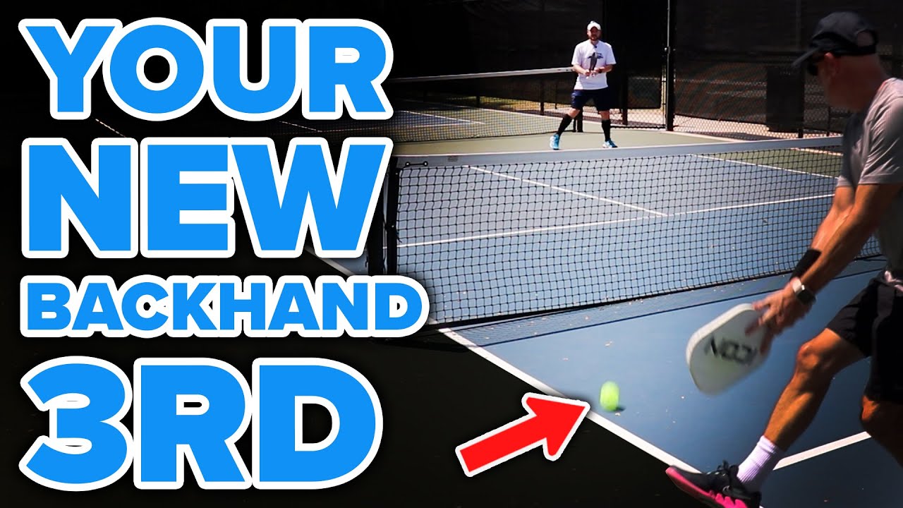 How to develop a LETHAL backhand 3rd shot drop