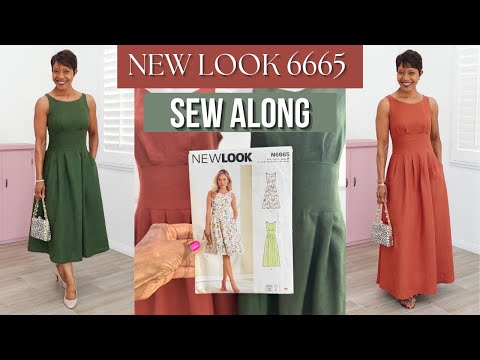 Let's sew a Fit & Flare dress with pleats