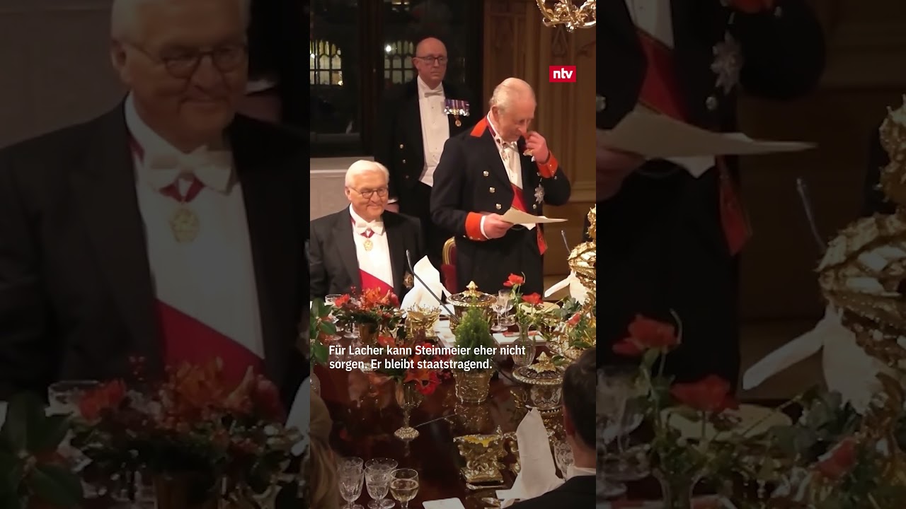 König Charles empfängt Steinmeier mit britischem Humor | ntv