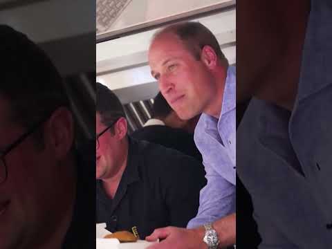 Prince William surprises Londoners in a food truck