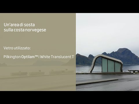 Un’area di sosta minuziosamente progettata sulla costa norvegese