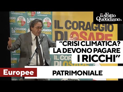 Il discorso appassionato di Bonelli: "Crisi climatica e sociale? Ci vuole una patrimoniale"