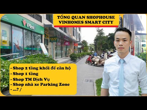 Cho thuê shophouse khối đế, chia sẻ mặt bằng tại Vinhomes Smart City, cập nhật tháng 4