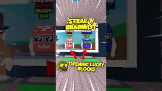 OPENING NEW LUCKY BLOCKS in Steal A Brainrot! 🍀😁 #stealabrainrot #roblox #usa