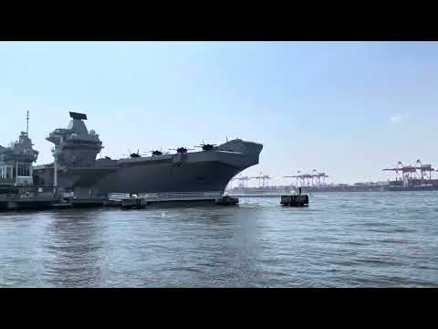#イギリス空母　イギリス海軍の空母「プリンス・オブ・ウェールズ」