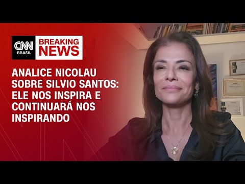 Analice Nicolau sobre Silvio Santos: Ele nos inspira e continuará nos inspirando | AGORA CNN