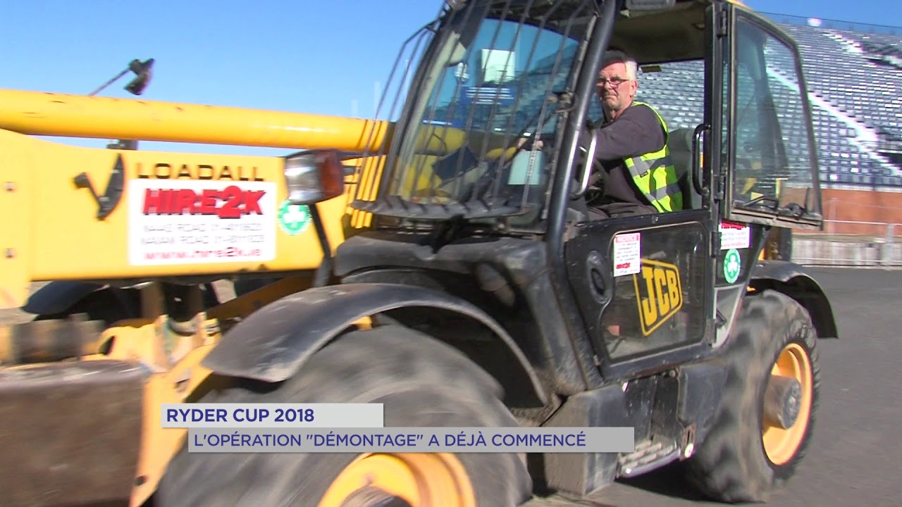 Ryder Cup 2018 : L’opération « démontage » a déjà commencé
