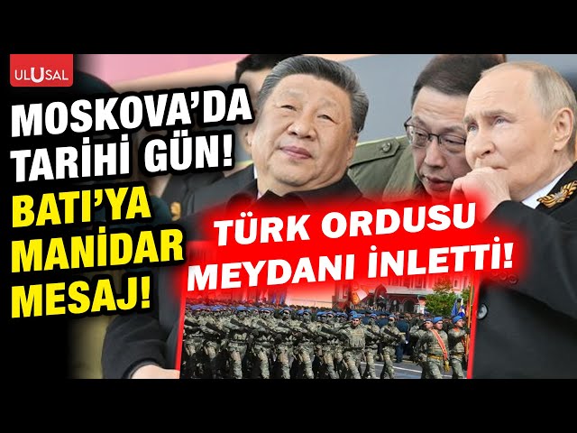 Rusya'da tarihi gün! Putin Xi Aliyev Maduro ve nice lider bir araya gelip Batı'ya gözdağı verdi!