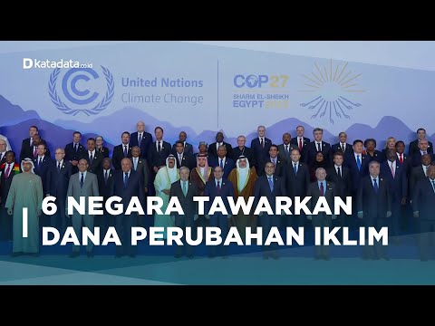 COP27, 6 Negara Bersedia Berikan Dana Perubahan Iklim | Katadata Indonesia