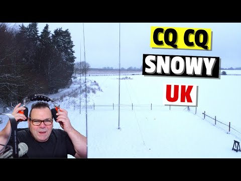 Ham Radio in the SNOW - M0XXT calling CQ CQ
