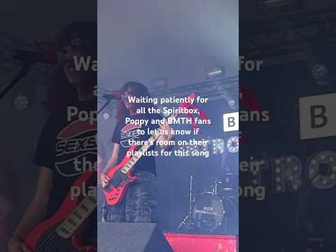 Is there room on your playlist?💕 #poppy #spiritbox #bmth #altmetal #metalcore #bringmethehorizon