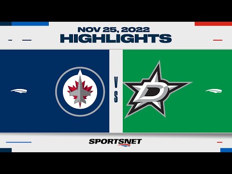 NHL Highlights | Jets vs. Stars - November 25, 2022