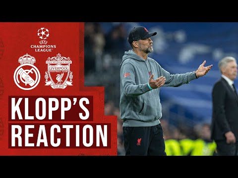 KLOPP'S REACTION: Real Madrid 1-0 Liverpool | Reds boss reacts to Champions League exit