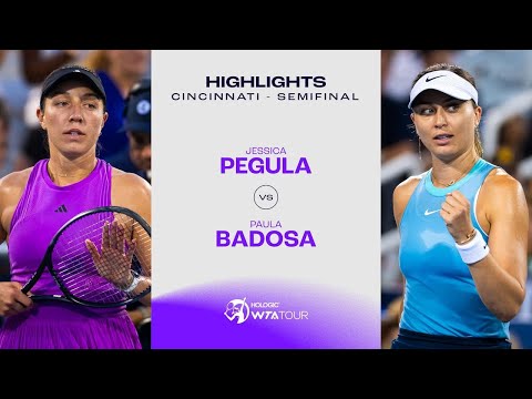 Jessica Pegula vs. Paula Badosa | 2024 Cincinnati Semifinal | WTA Match Highlights