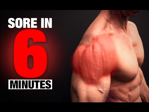 Shoulder Workout (SORE IN 6 MINUTES!)