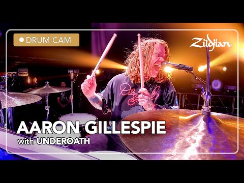 UNDEROATH LIVE Drum Cam with Aaron Gillespie | Zildjian