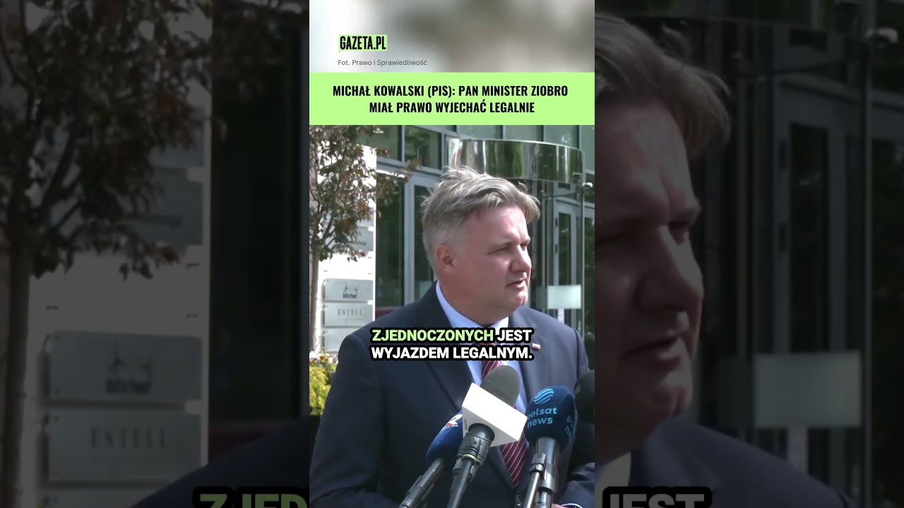 Kolejni politycy PiS stają w obronie Ziobry. "Wyjechał legalnie" #shorts