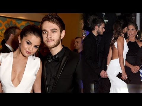 Selena Gomez & Zedd Holding Hands at Golden Globes Party