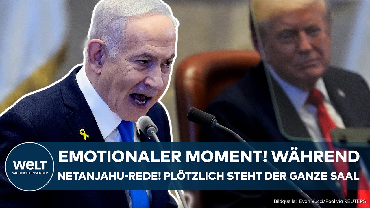 ISRAEL: Nach Geisel-Freilassung! Während Netanjahu-Rede! Emotionaler Moment! Plötzlich stehen alle