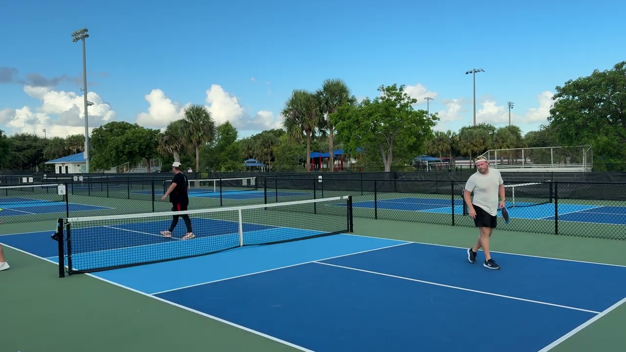 Monday Morning 4.0+ Pickleball Game 2