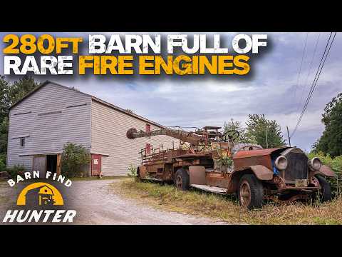 Exploring Vintage Fire Engines in Rural Maine