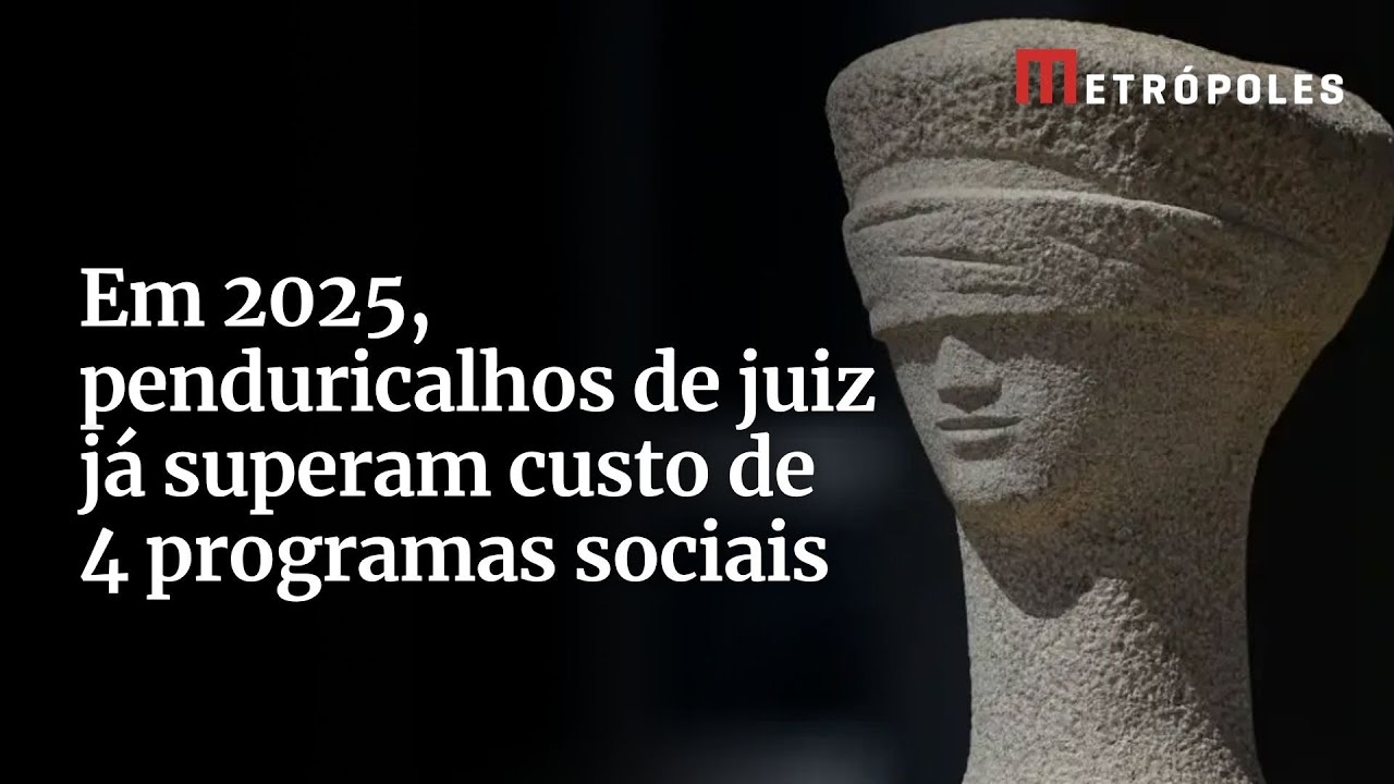 Em 2025, penduricalhos de juiz já superam custo de 4 programas sociais