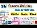 Common Medicines For General Medical Practice  Medicine Name and Uses