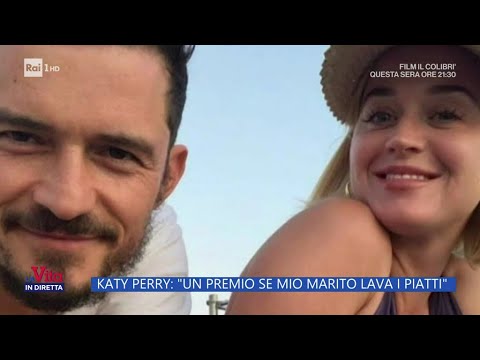 Katy Perry: "Un premio se mio marito lava i piatti" - La Vita in diretta 11/09/2024