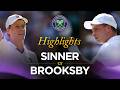 Match Highlights | Jannik Sinner vs Jenson Brooksby | Round 3 | #Wimbledon