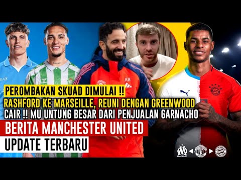 CAIR ❗️ DANA SEGAR PENJULAN GARNACHO ANTONY 🤝 AMORIM ROMBAK SKUAD MU🔴 Berita MU