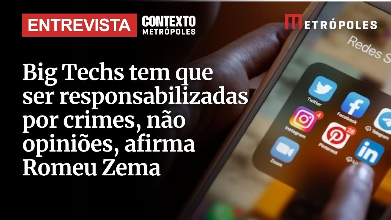 Big Techs tem que ser responsabilizadas por crimes não opiniões afirma Romeu Zema
