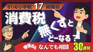 ぜいむ小学校【17時間目】学生さん！ なんでも相談30連発！〜消費税を無くすと どうなる？〜