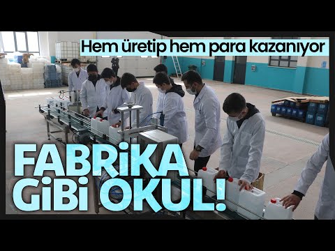 Fabrika Gibi Okul, Öğrenciler Hem Üretip Hem Para Kazanıyor