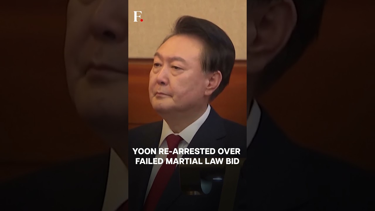 South Korea's Ex-President Yoon Suk Yeol Re-Arrested | Subscribe to Firstpost | N18G