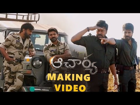 Ram Charan shares Acharya movie making video Ram Charan shares Acharya movie making video