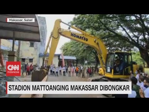 Stadion Mattoanging Makassar Dibongkar